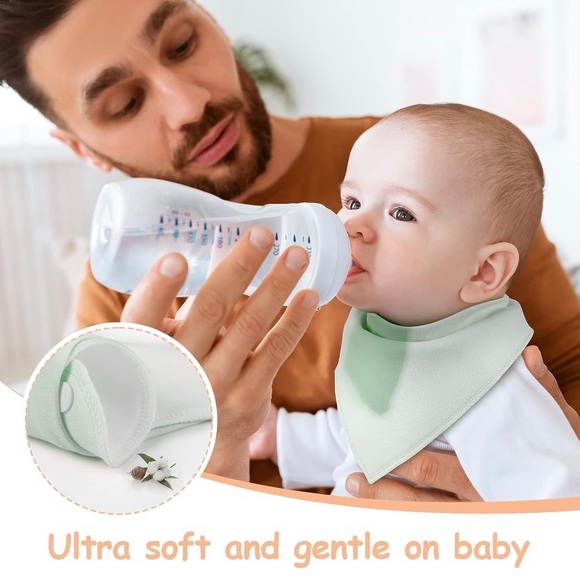 ‼️SUMMER CLEARANCE‼️ YooFoss Bandanna Baby Bibs - 10 Pack - Assorted Colors - Picture 2 of 6